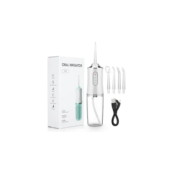 Dus(irigator) bucal si oral engross, 140 PSI, Functie masaj, rotatie 360°, portabil